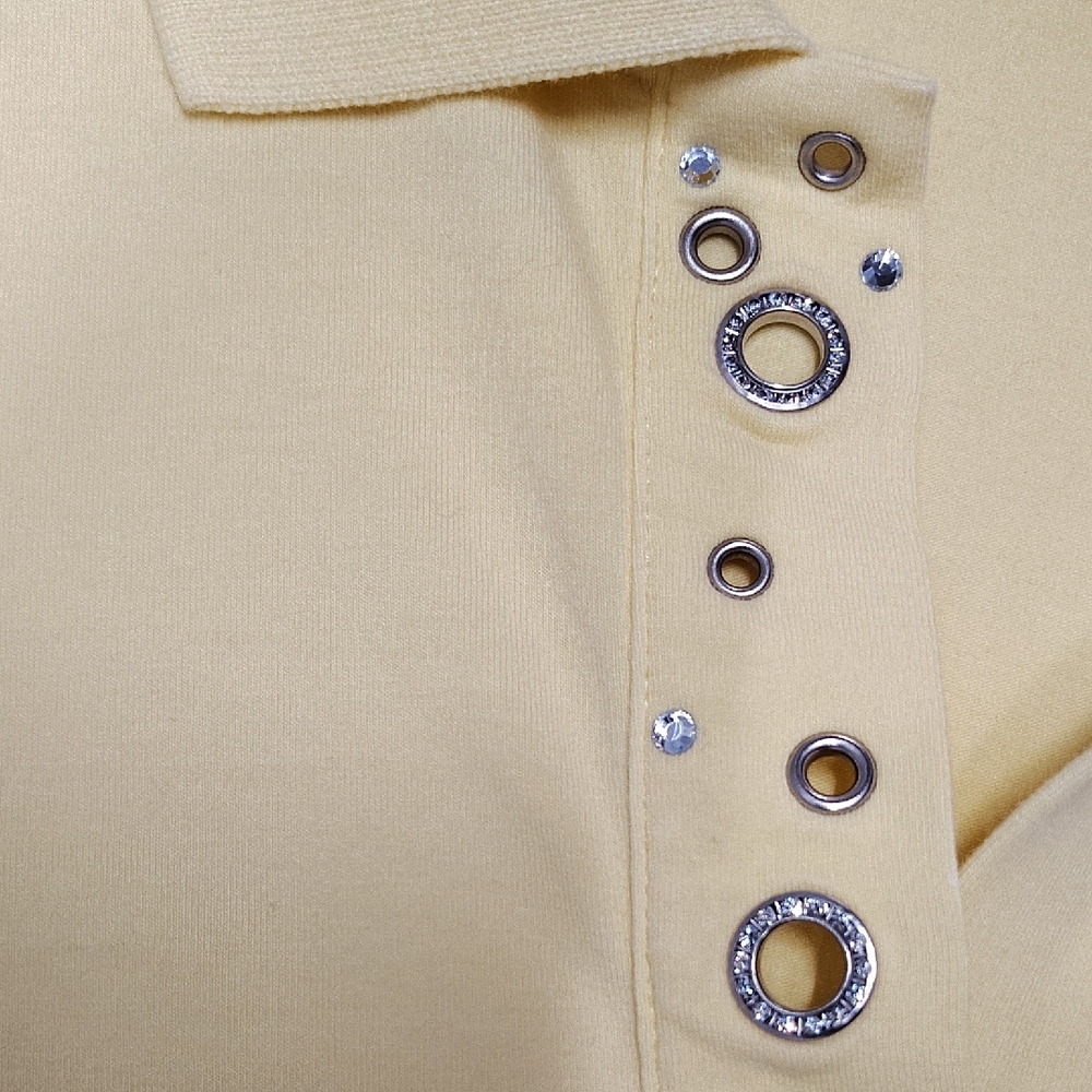 Spanner Lemon Button Down Shirt - image 3